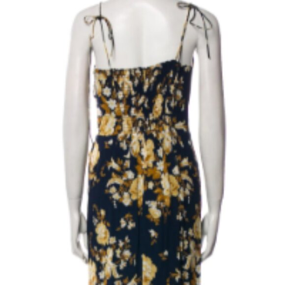 Brand New Reformation Kourtney Floral Pattern Dress in Divinity - Picture 8 of 13